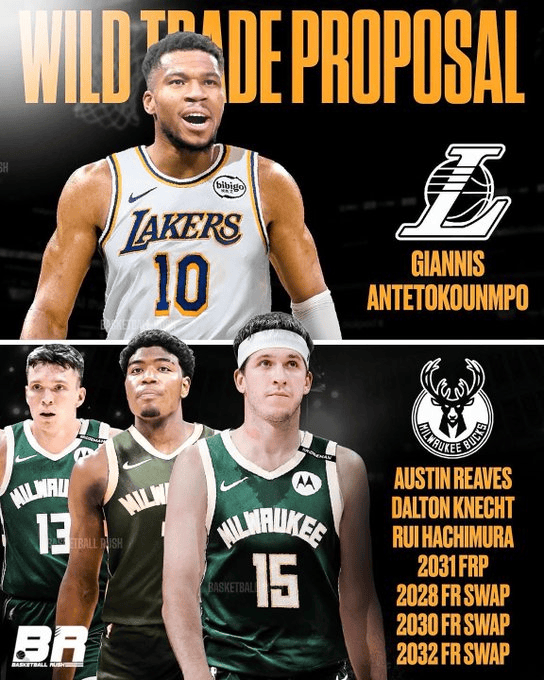 NB！开拓者，字母哥！最新交易方案曝光...